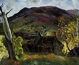 Blasted Tree and Deserted House by George Wesley Bellows